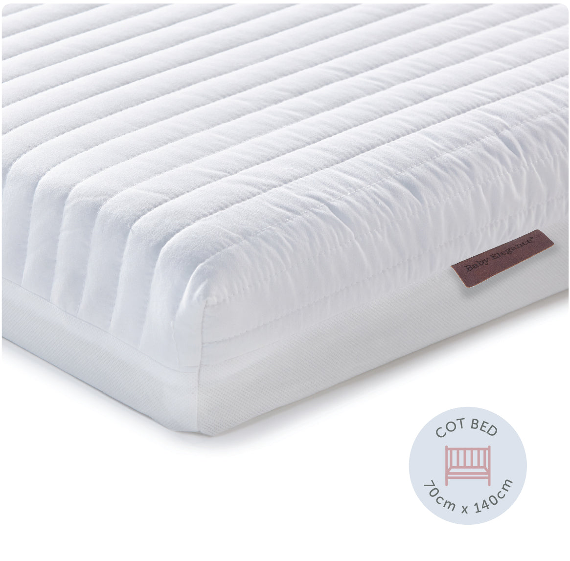 Cot Bed Mattress - Micro Pocket Spring - 70 x 140 x 10cm