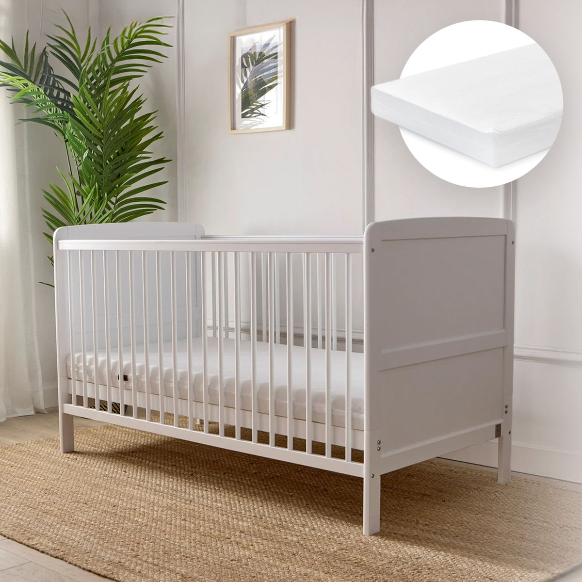Travis Cot Bed & Mattress Bundle