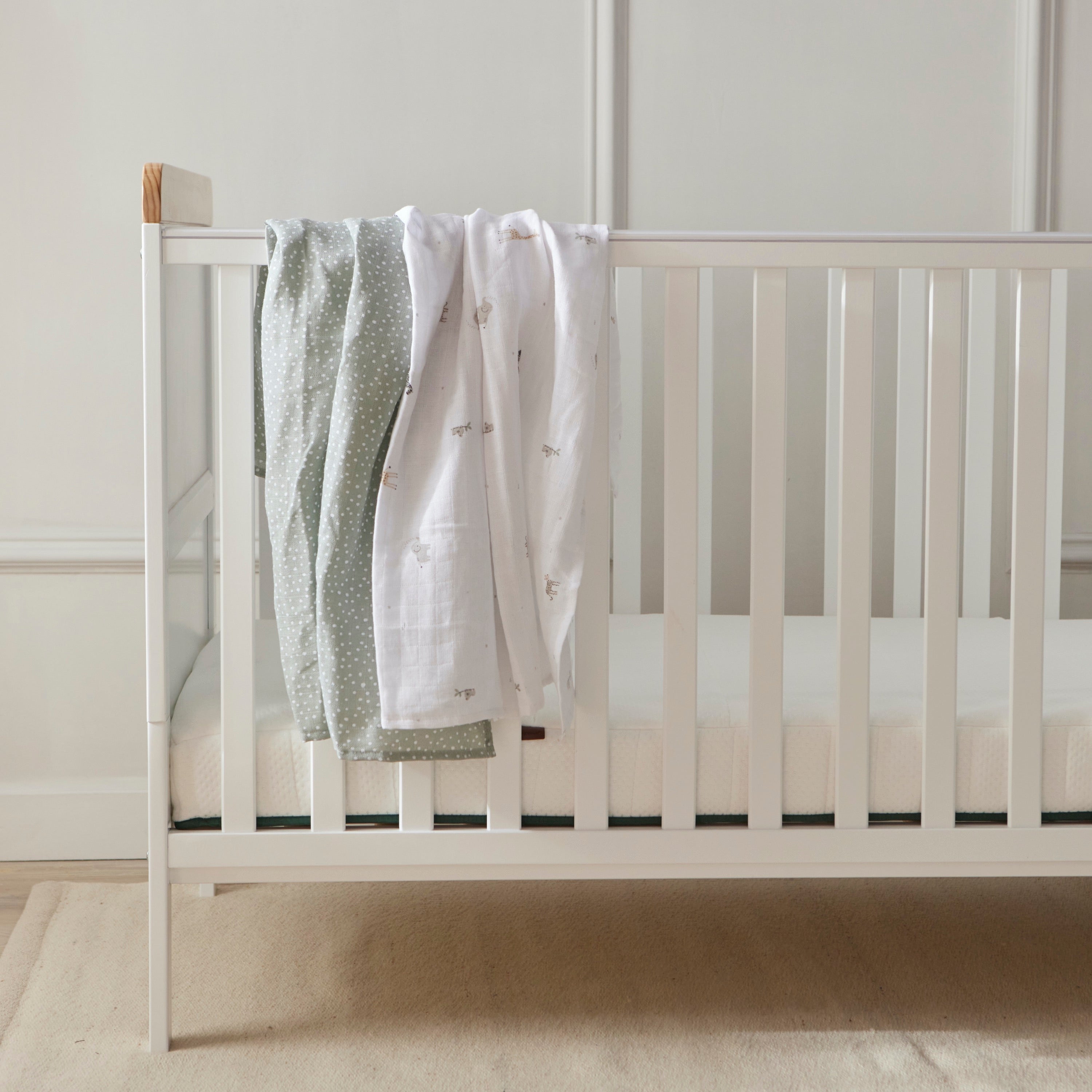Muslin Swaddles - Safari - 80 x 80cm - 4 Pack