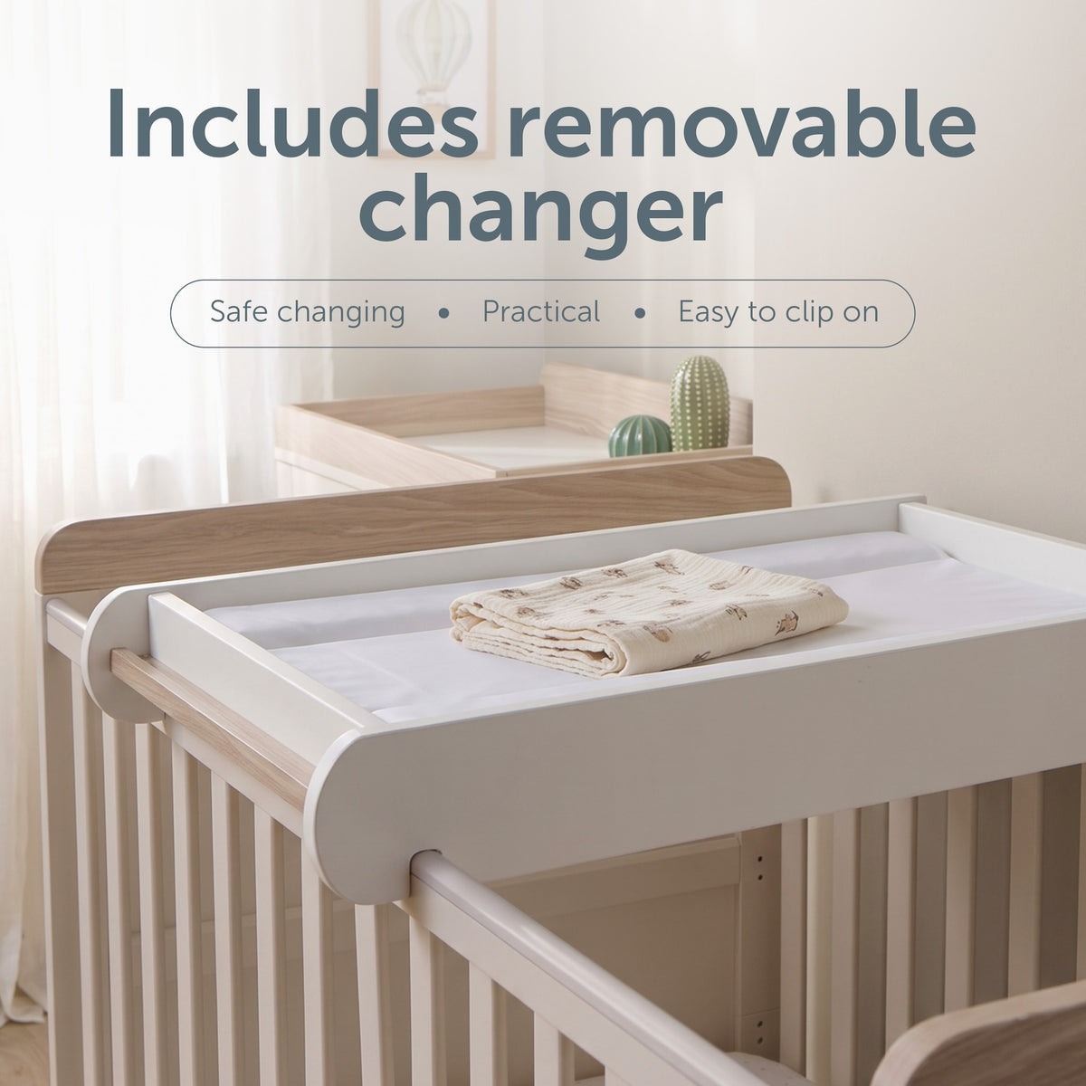 Haddington Cot Bed with Changing Unit