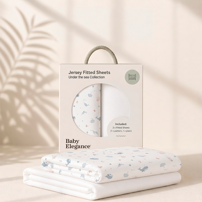 Cot Bed Sheets - 70 x 140cm - 2 Pack