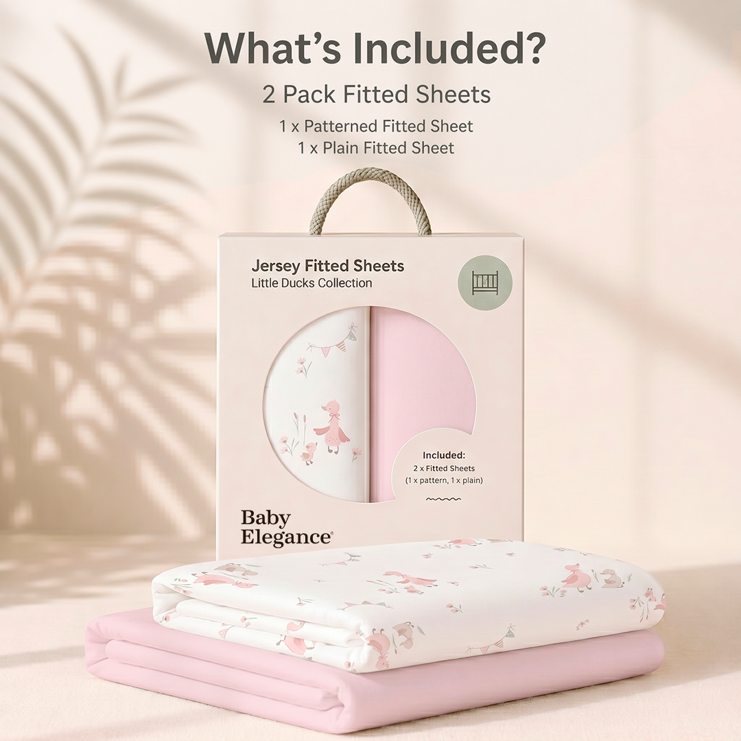 Cot Bed Sheets - 70 x 140cm - 2 Pack