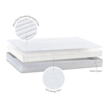 Cot Bed Mattress - Micro Fibre - 70 x 140 x 10cm