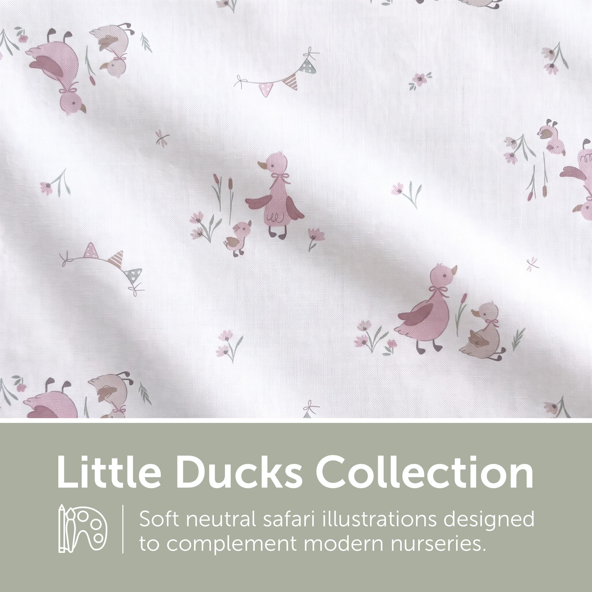 Cot Bed Bedding Set - 70 x 140cm - 4pcs
