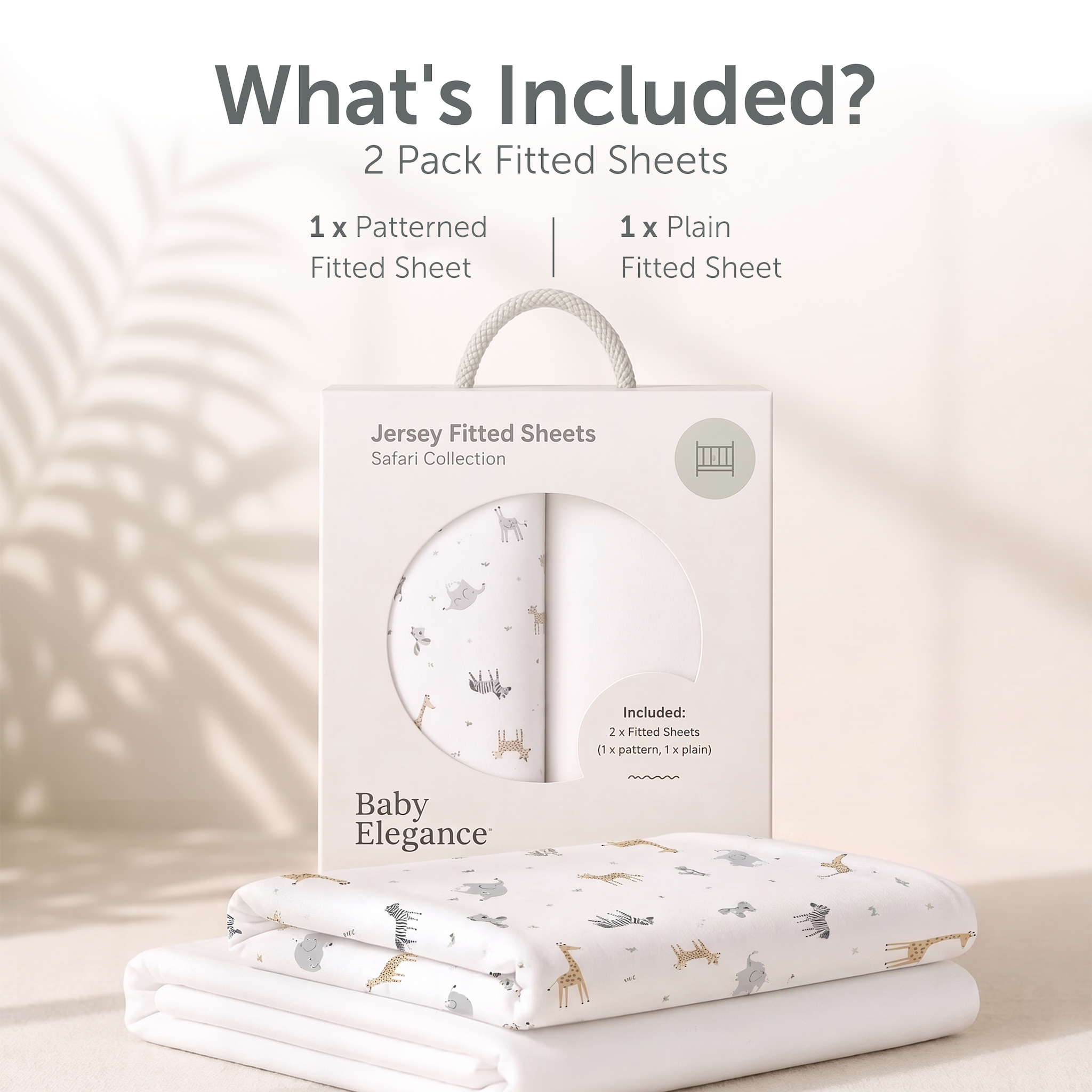 Cot Bed Sheets - 70 x 140cm - 2 Pack