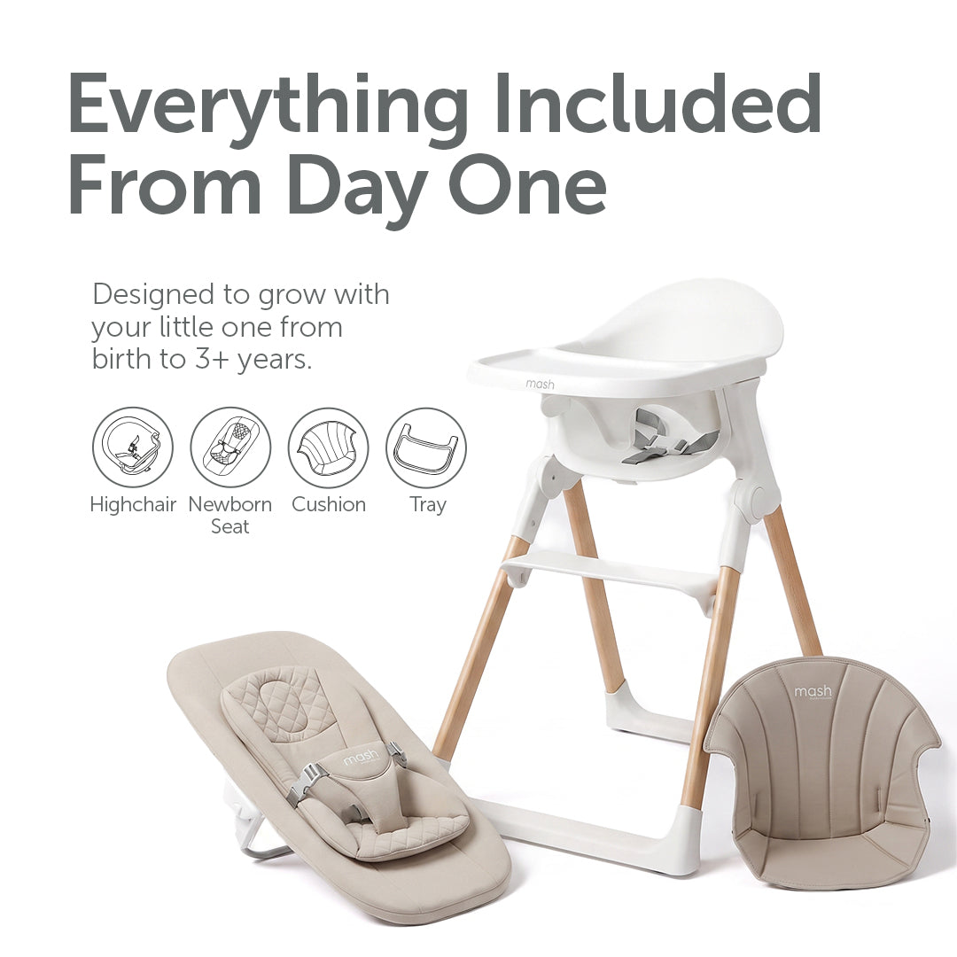 Mash High Chair Bundle