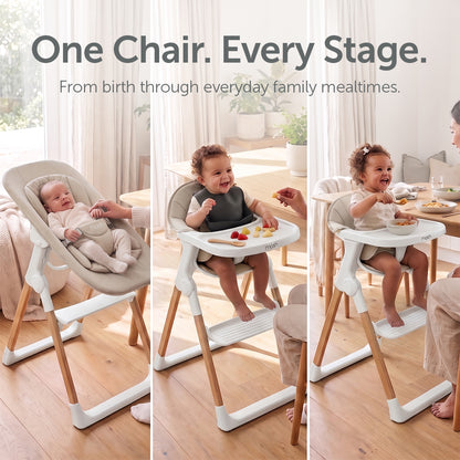 Mash High Chair Bundle - White