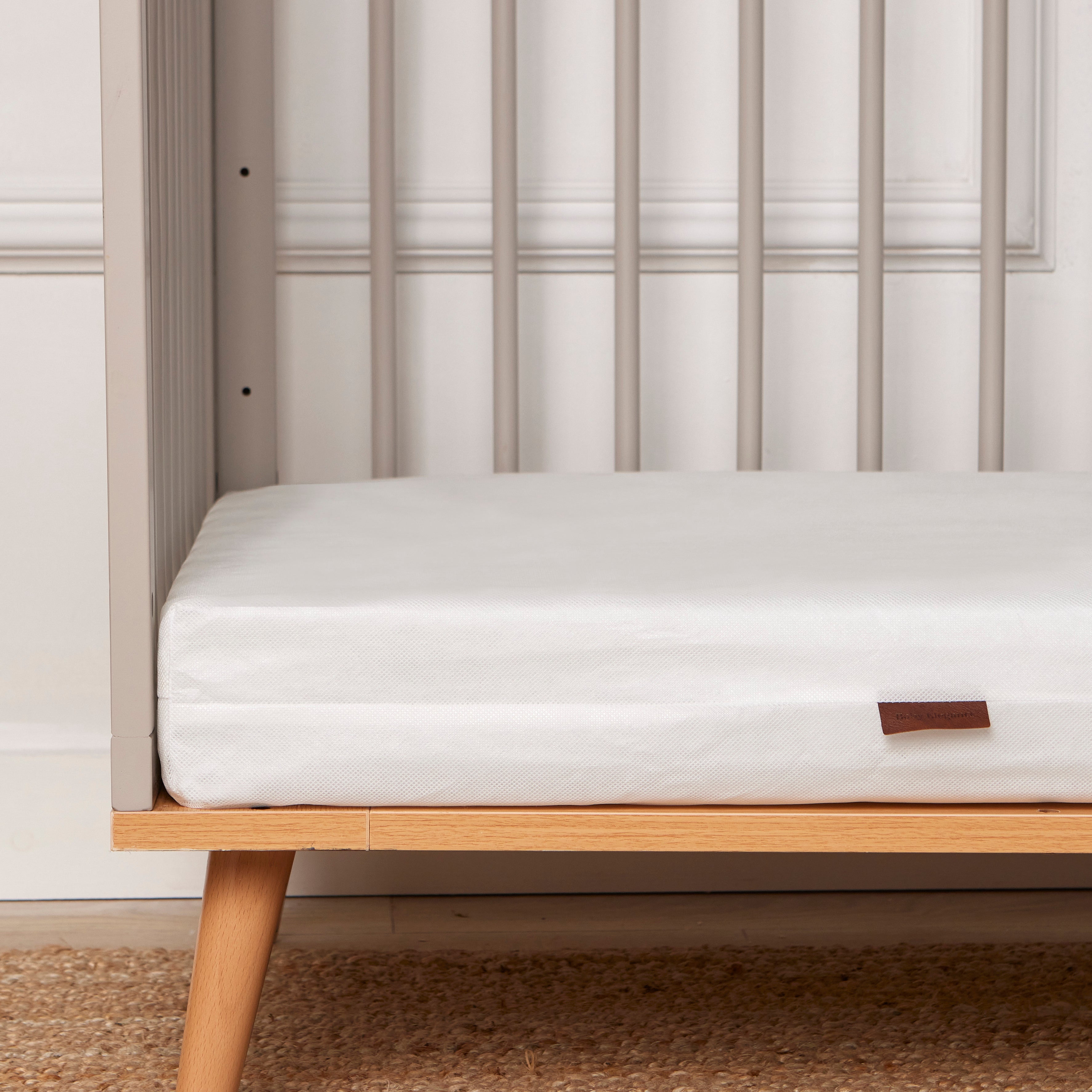 Cot Bed Mattress (Eco) &amp; Sheets Bundle