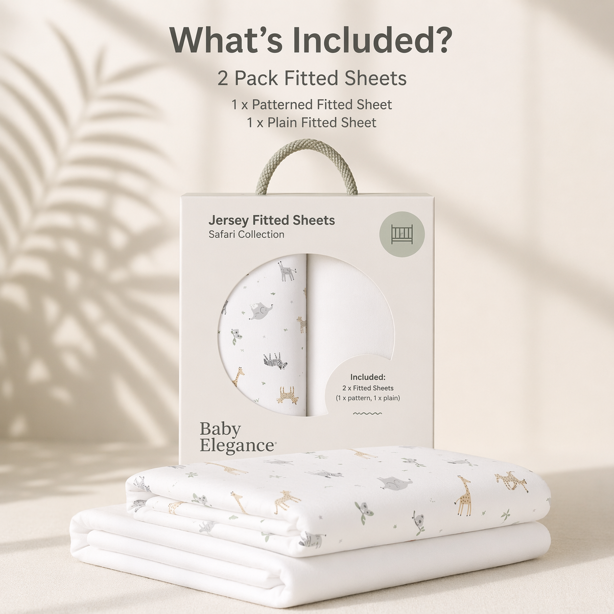 Cot Bed Sheets - 70 x 140cm - 2 Pack