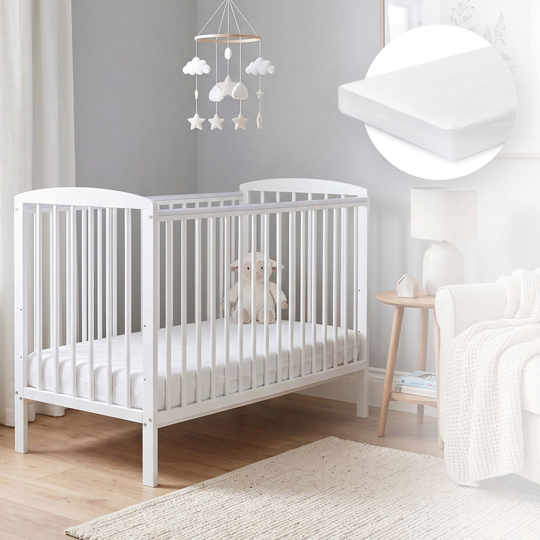Starlight Cot &amp; Mattress Bundle