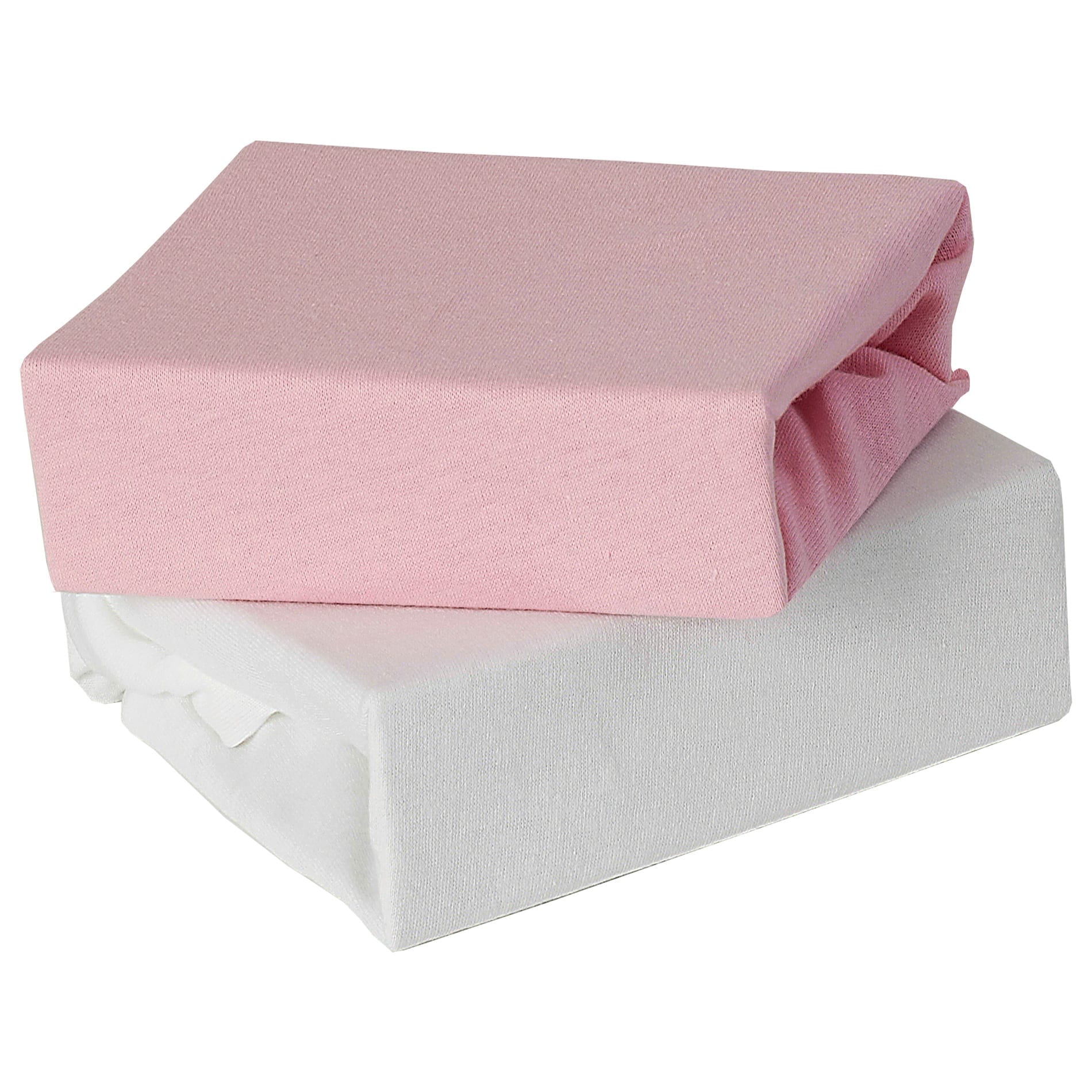 Moses Basket Sheets - 33 x 69cm - 2 Pack